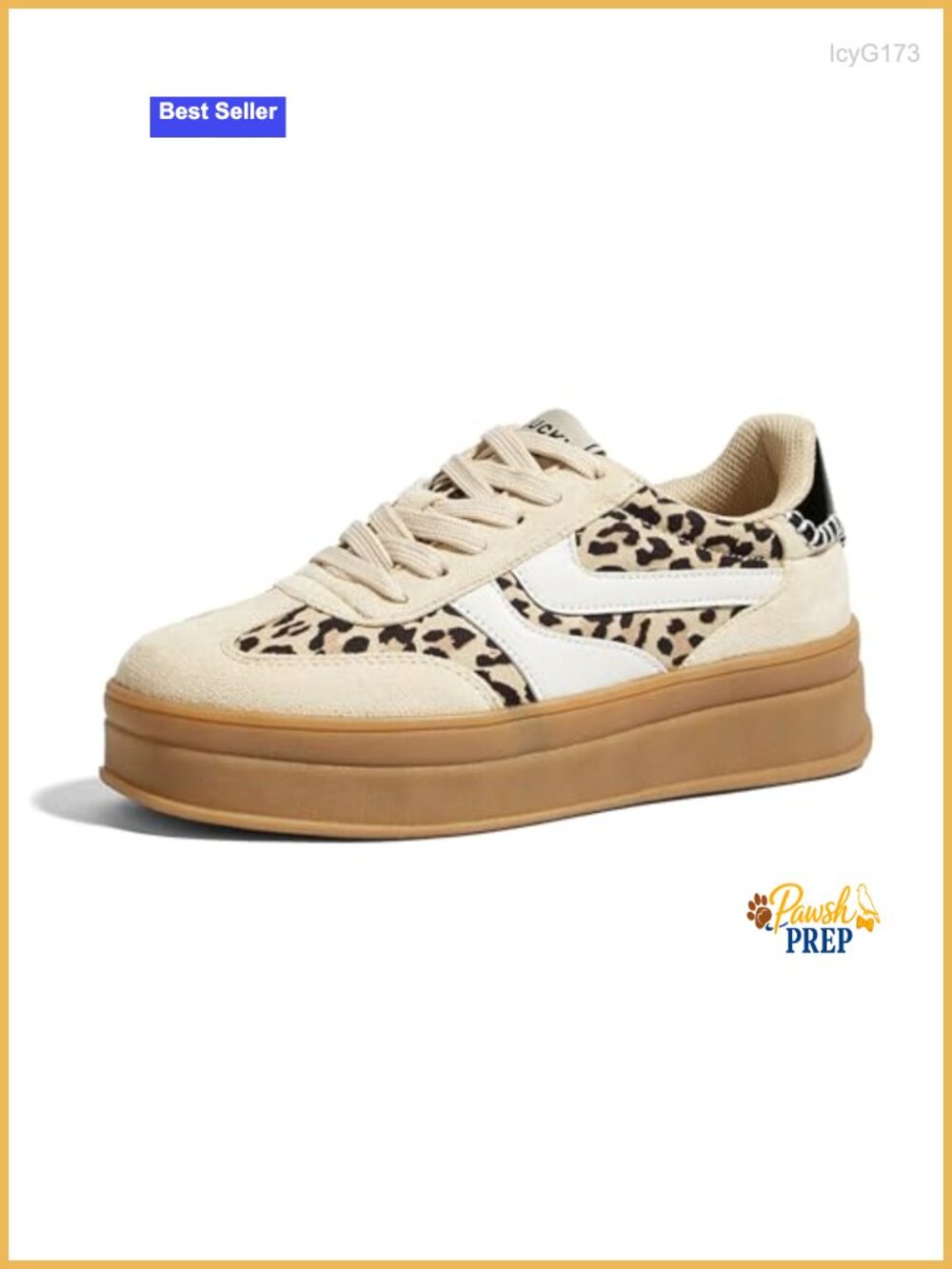 Women Platform Thick Gum Sole Fashion Sneakers Comfortable Tennis Trainer